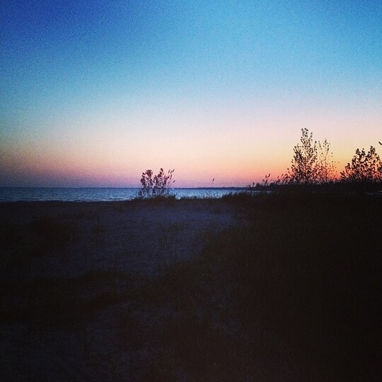 Never gets old. #beach #sunset  @melissafro