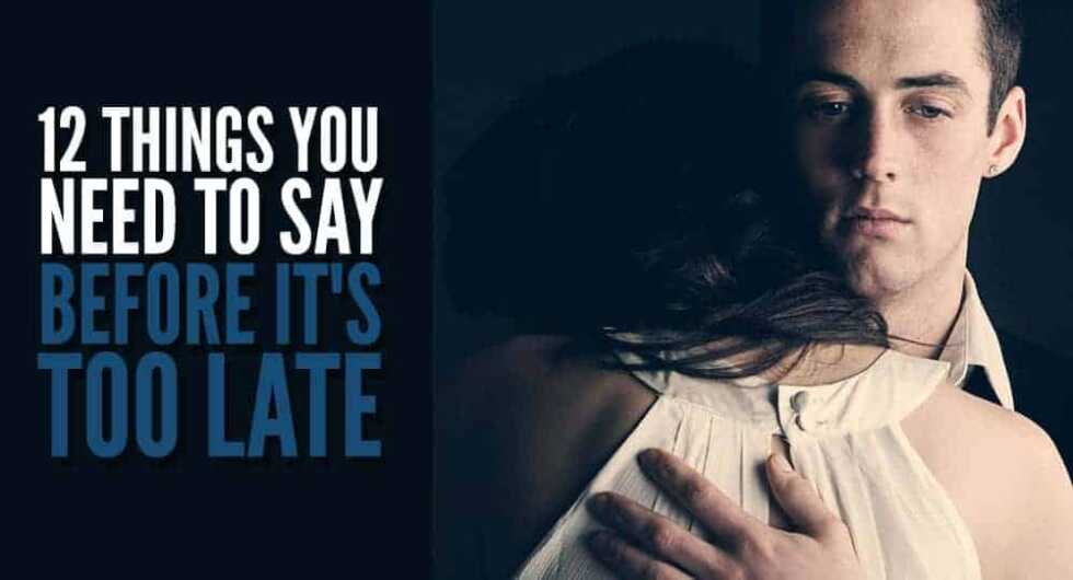 There's nothing more depressing than keeping quiet about your feelings.