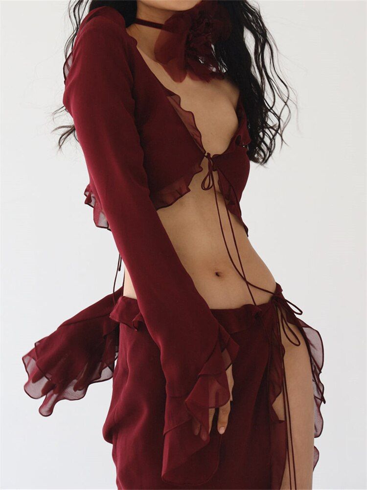 !undefined! https://kakolashop.com/products/2-piece-set-women-long-sleeve-v-neck-tie-up-crop-tops-ruffle-trim-irregular-slit-skirts-y2k-fairycore-sexy-summer-skirt-outfit?variant=44345035522315 https://ca.pinterest.com/pin/50806302039635236/