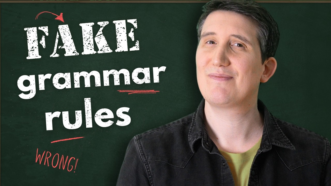 Forget these rubbish 'rules' of English. And go to https://ground.news/robwords to see how language shapes our perspectives. Save 40% for unlimited access to...
