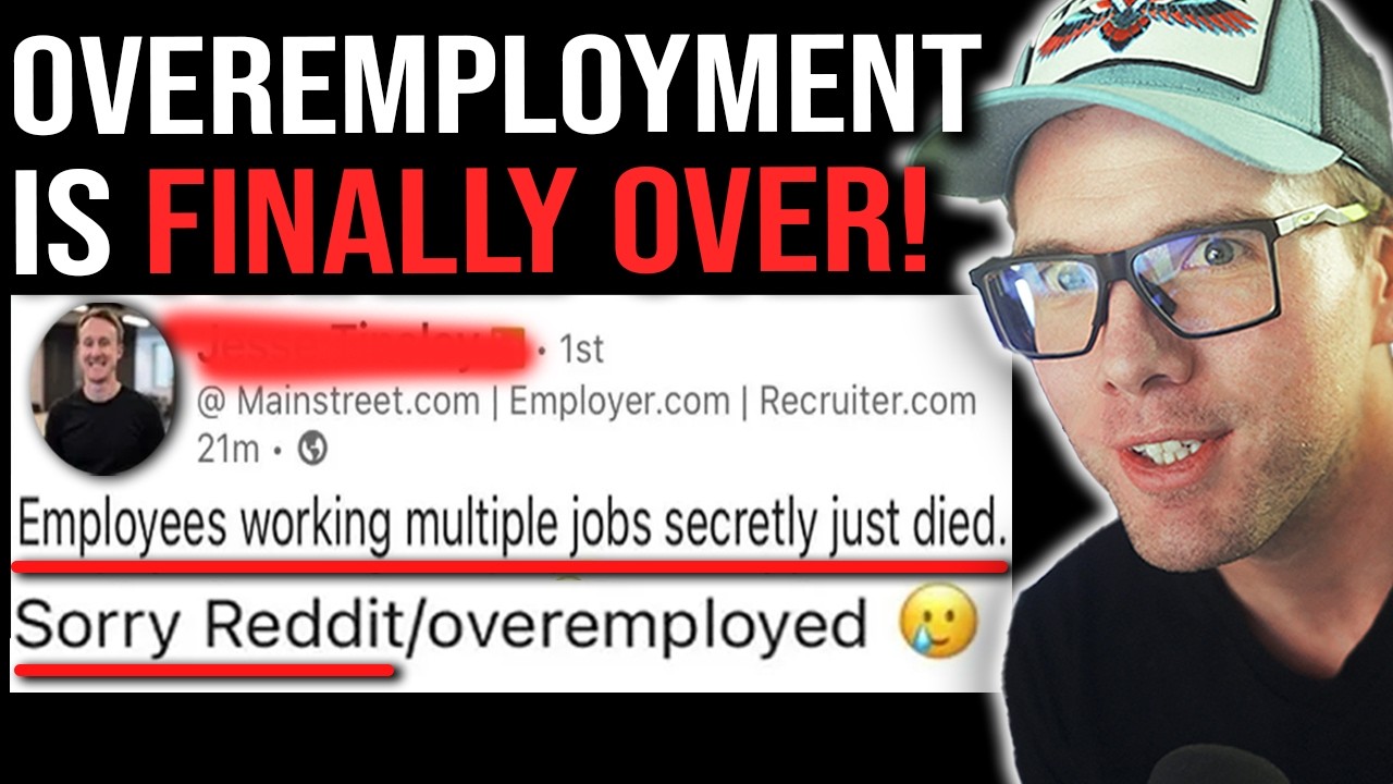 Overemployment is officially &ldquo;fraud&rdquo; now&hellip; at least according to a CEO who&rsquo;s currently running four companies at once.Today we&rsquo;re looking at the latest corpor...