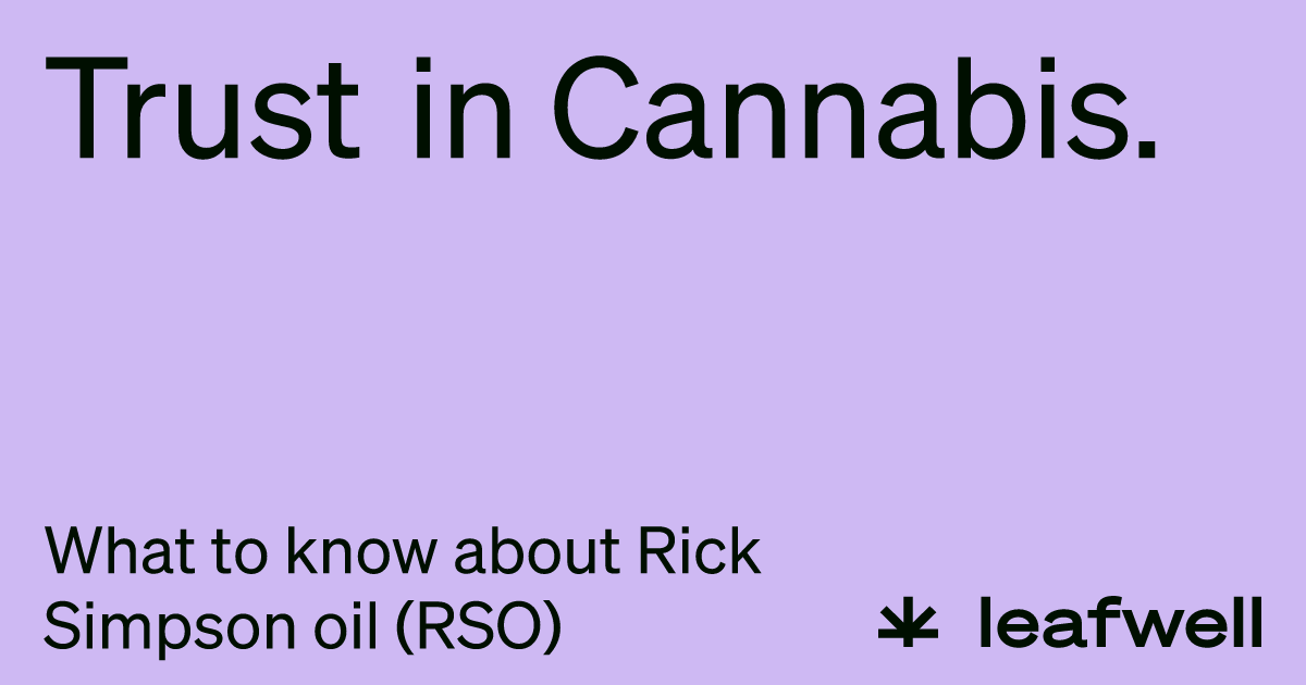 Rick Simpson Oil (RSO) is a form of concentrated cannabis containing powerful amounts of THC, terpenes, and other beneficial compounds.