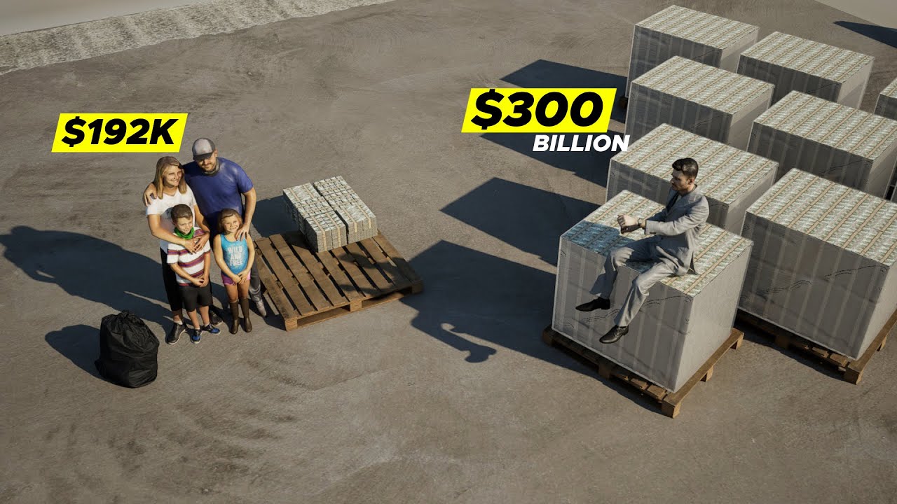 Ever wondered what the true scale of wealth inequality looks like ? In this groundbreaking visualization, Big Data Factor takes you on a cinematic journey fr...